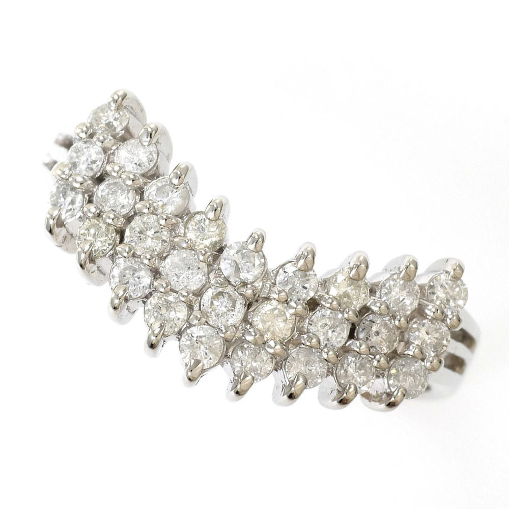 VINTAGE Silver Diamond Ring